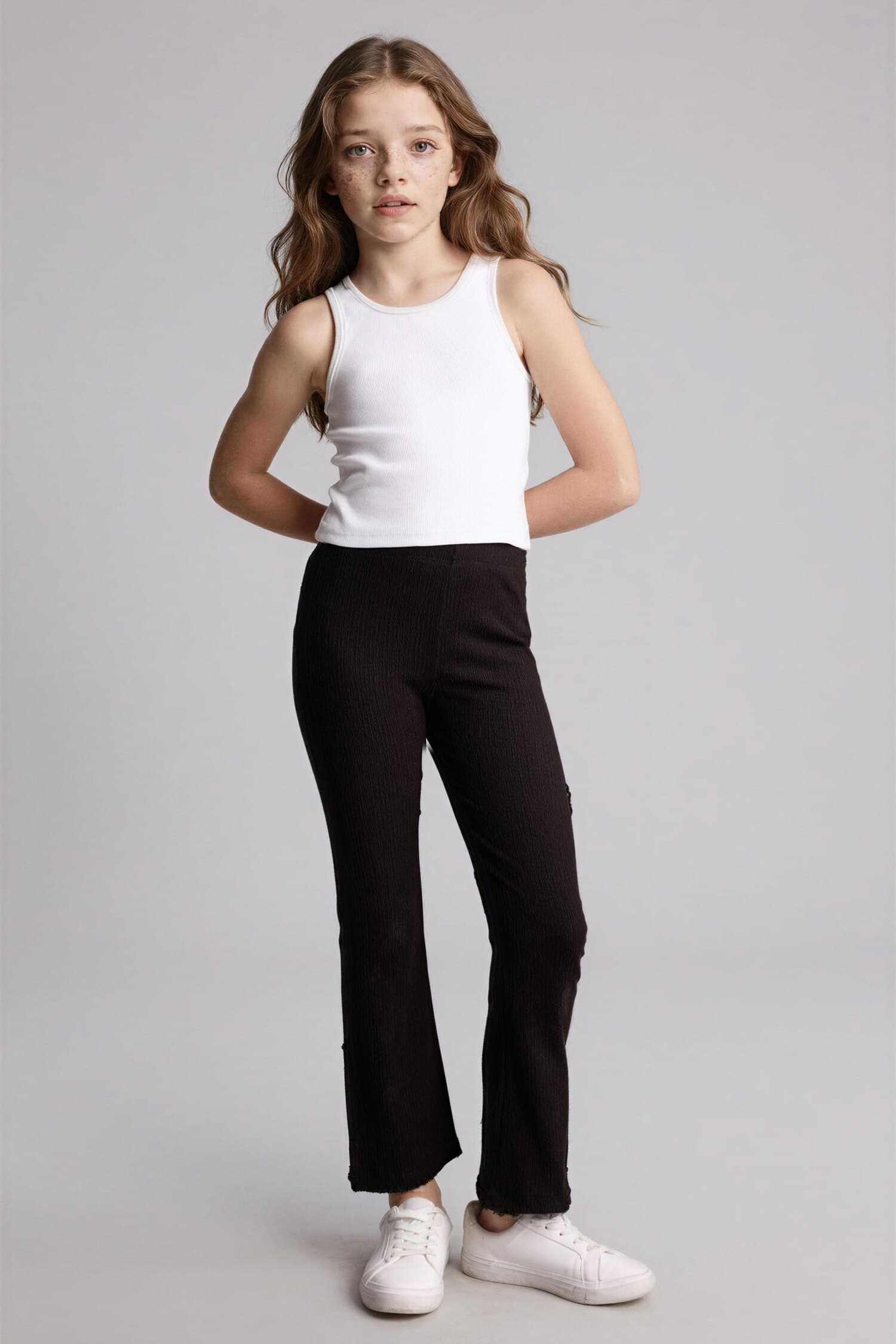Standard Size Crinkle Leggings Girls Secondary image