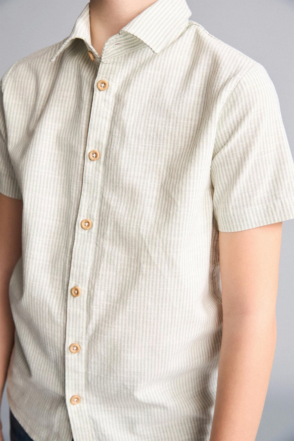 Regular Fitstriped Short Sleeve Shirt Boy