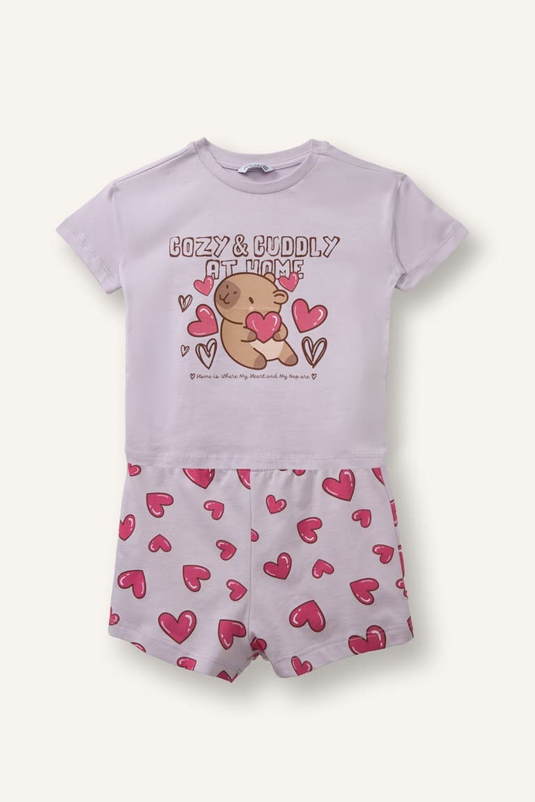 100% Cotton 2-Piece Pajama Set Baby Girl