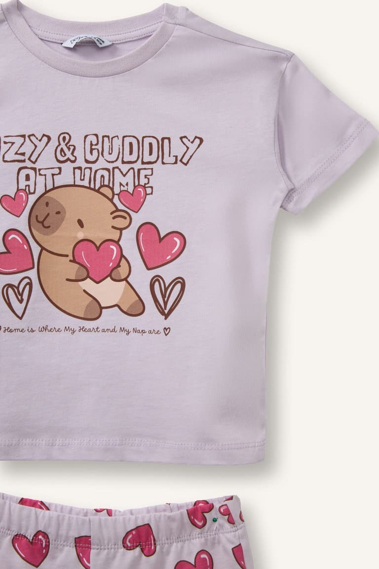 100% Cotton 2-Piece Pajama Set Baby Girl Secondary image