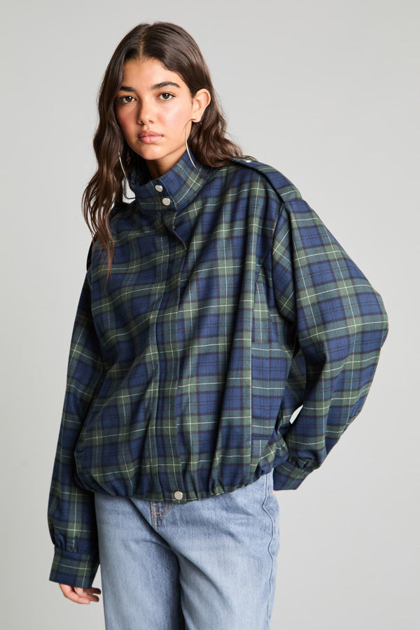 Stand-Up Collar Blazer Jacket