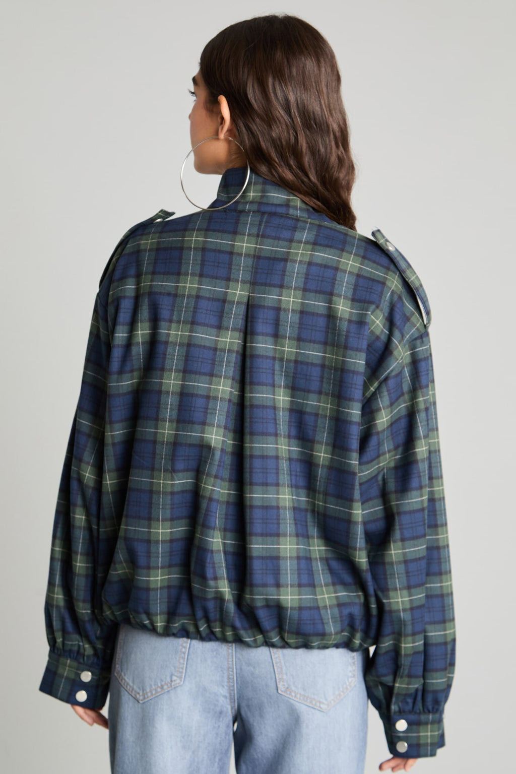 Stand-Up Collar Blazer Jacket