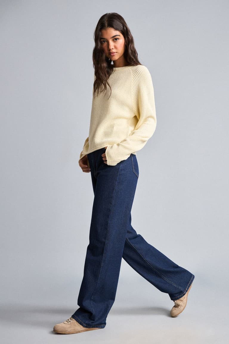 90s Wide Leg Jeans with Pocket Main image