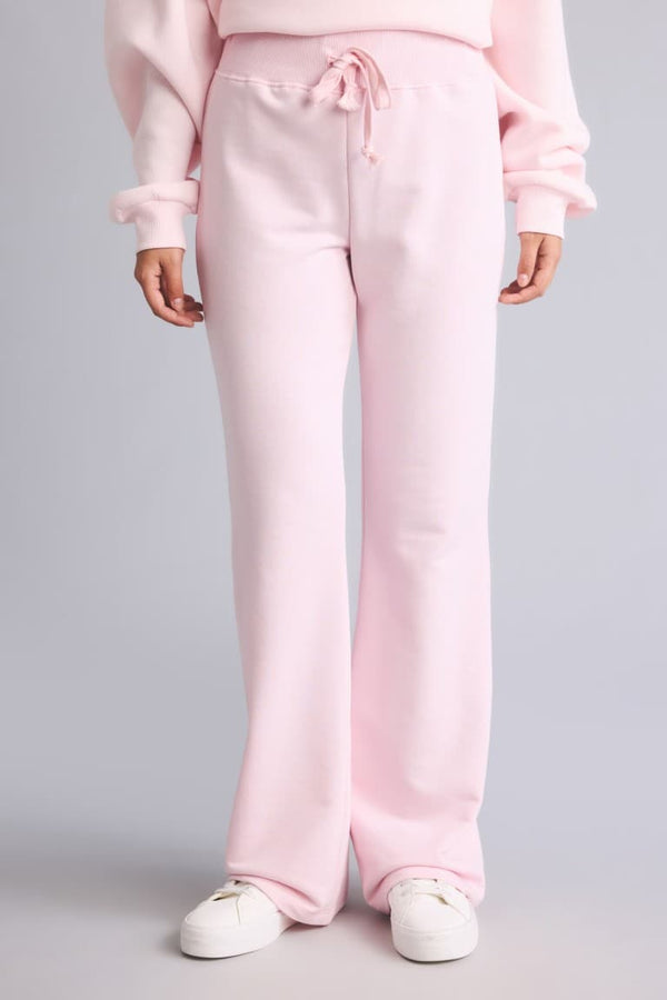 Flare Fit Light Pink Sweatpants