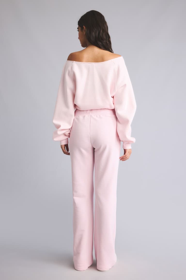 Flare Fit Light Pink Sweatpants