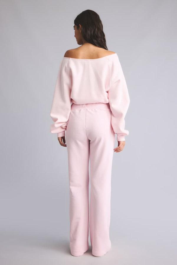 Flare Fit Light Pink Sweatpants
