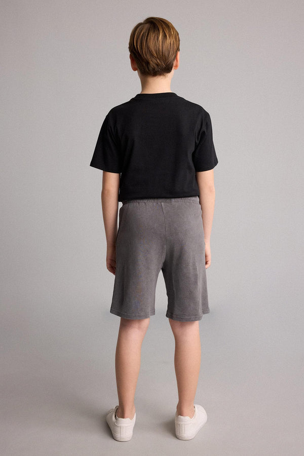 100% Cotton Overelastic Lace-Up Waist Shorts Boy