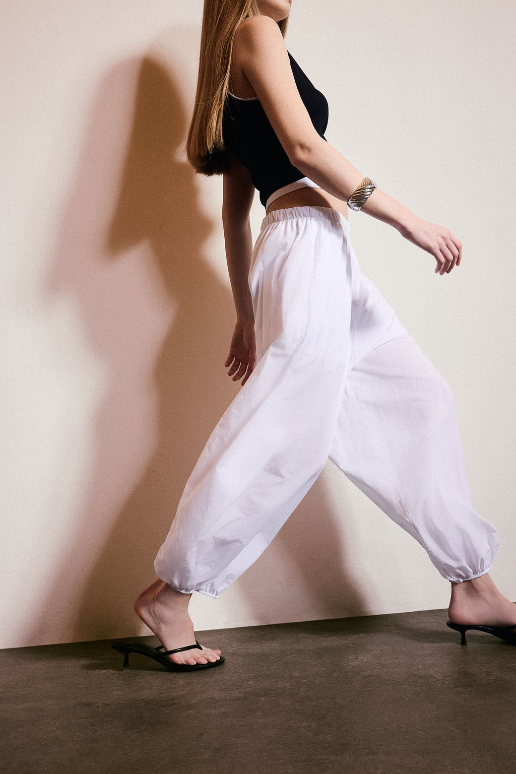 High Waist Balloon Fit Trousers