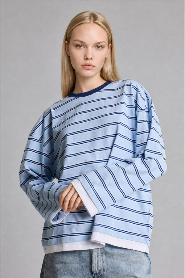 Overless Crew Neck Long Sleeve T-Shirt