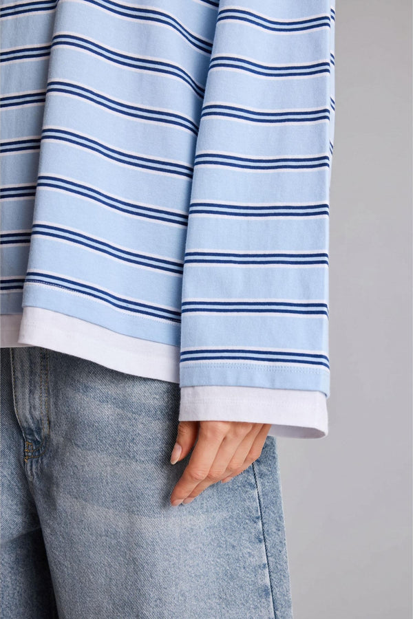 Overless Crew Neck Long Sleeve T-Shirt
