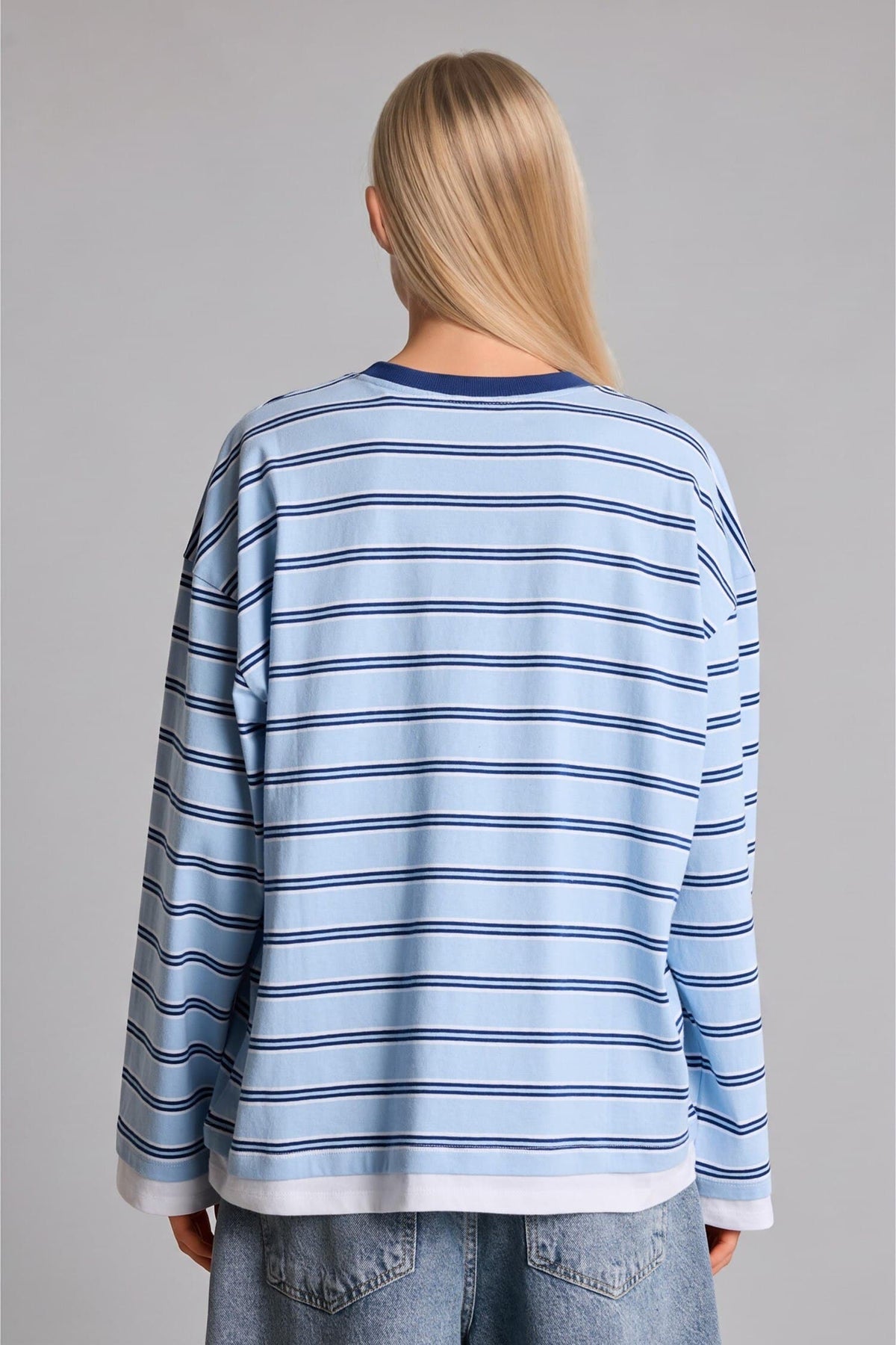 Overless Crew Neck Long Sleeve T-Shirt