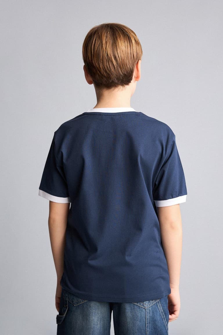 100% Cotton New Regular Crew Neck Printed Short Sleeve T-Shirt Boy