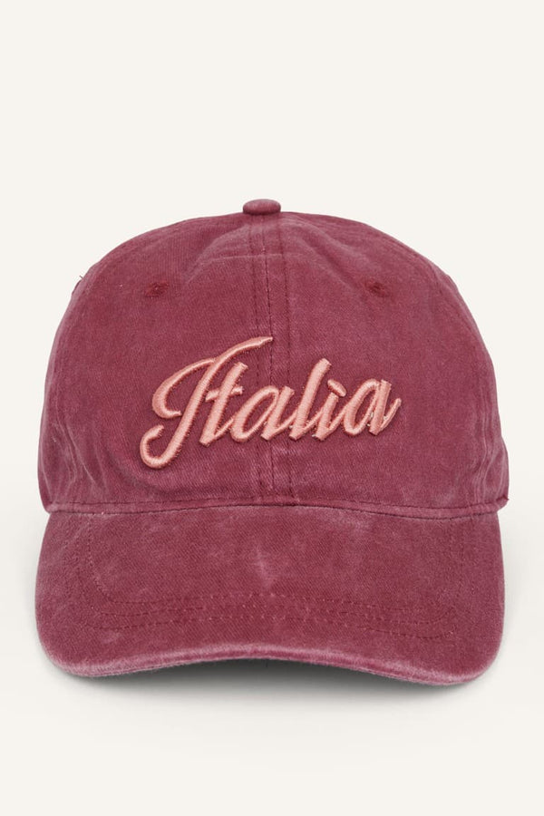 Women Embroidered Jean Cap Brown Hat