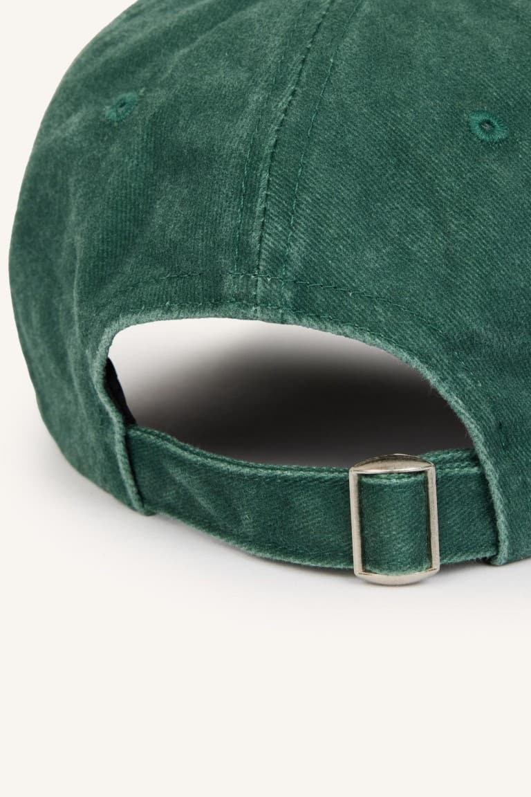 Women Embroidered Jean Cap Green Hat