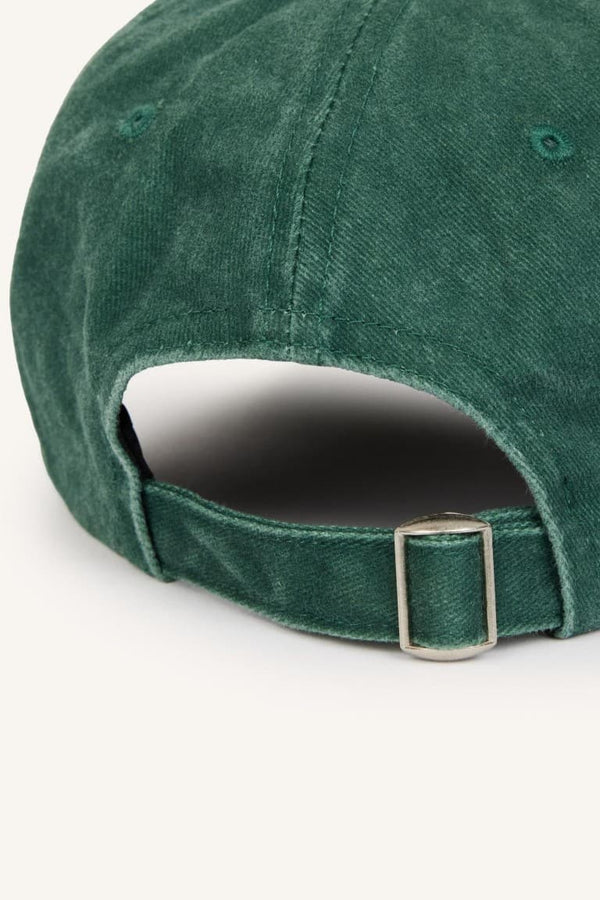 Women Embroidered Jean Cap Green Hat