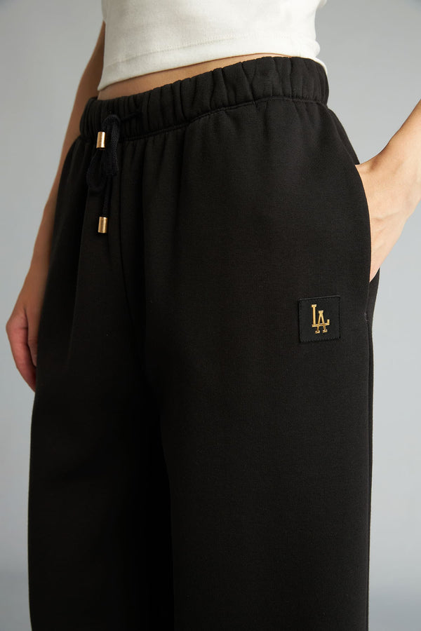 Barrel Fit Thick Sweatshirt Fabric Pants