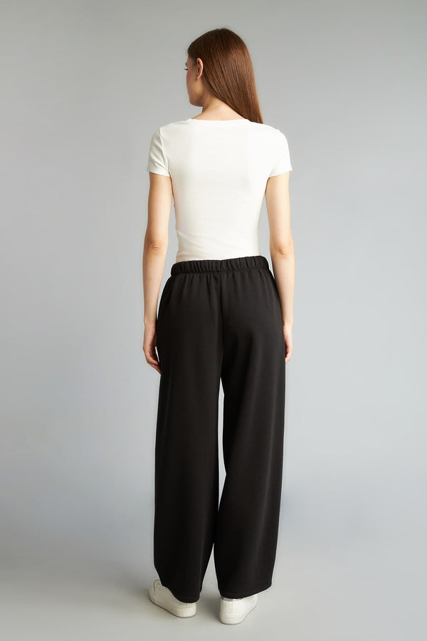 Barrel Fit Thick Sweatshirt Fabric Pants