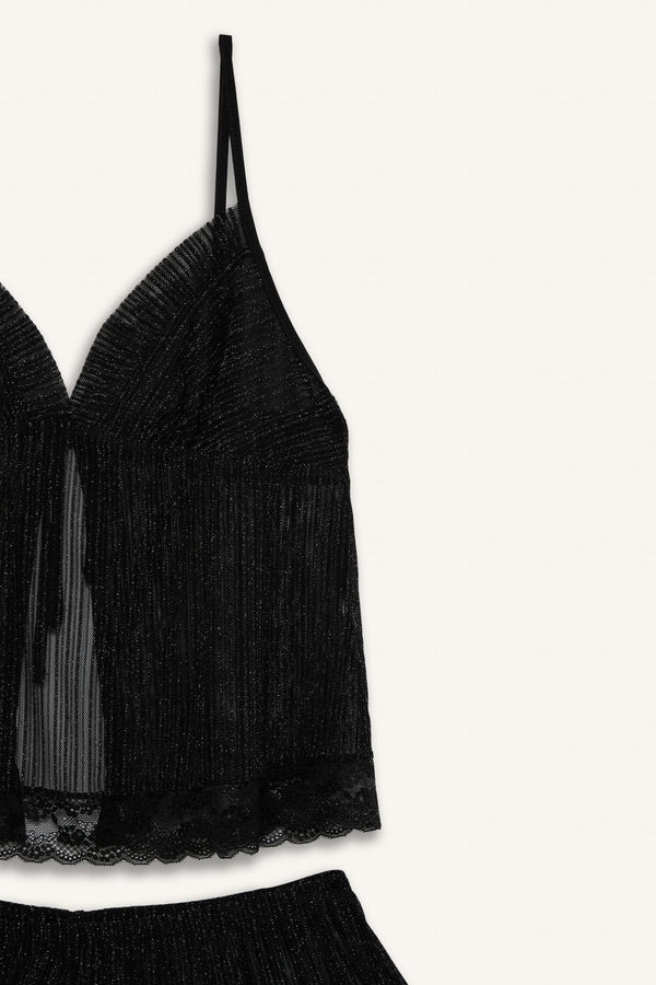 Regular Fit-Strap 2-Piece Chiffon Set