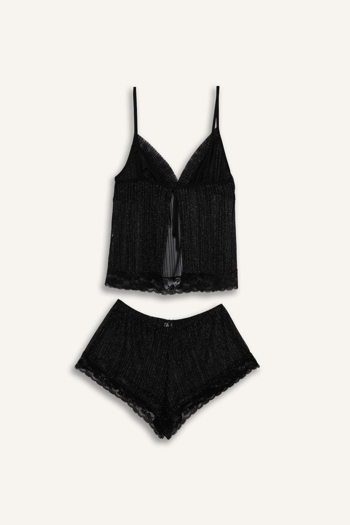 Regular Fit-Strap 2-Piece Chiffon Set