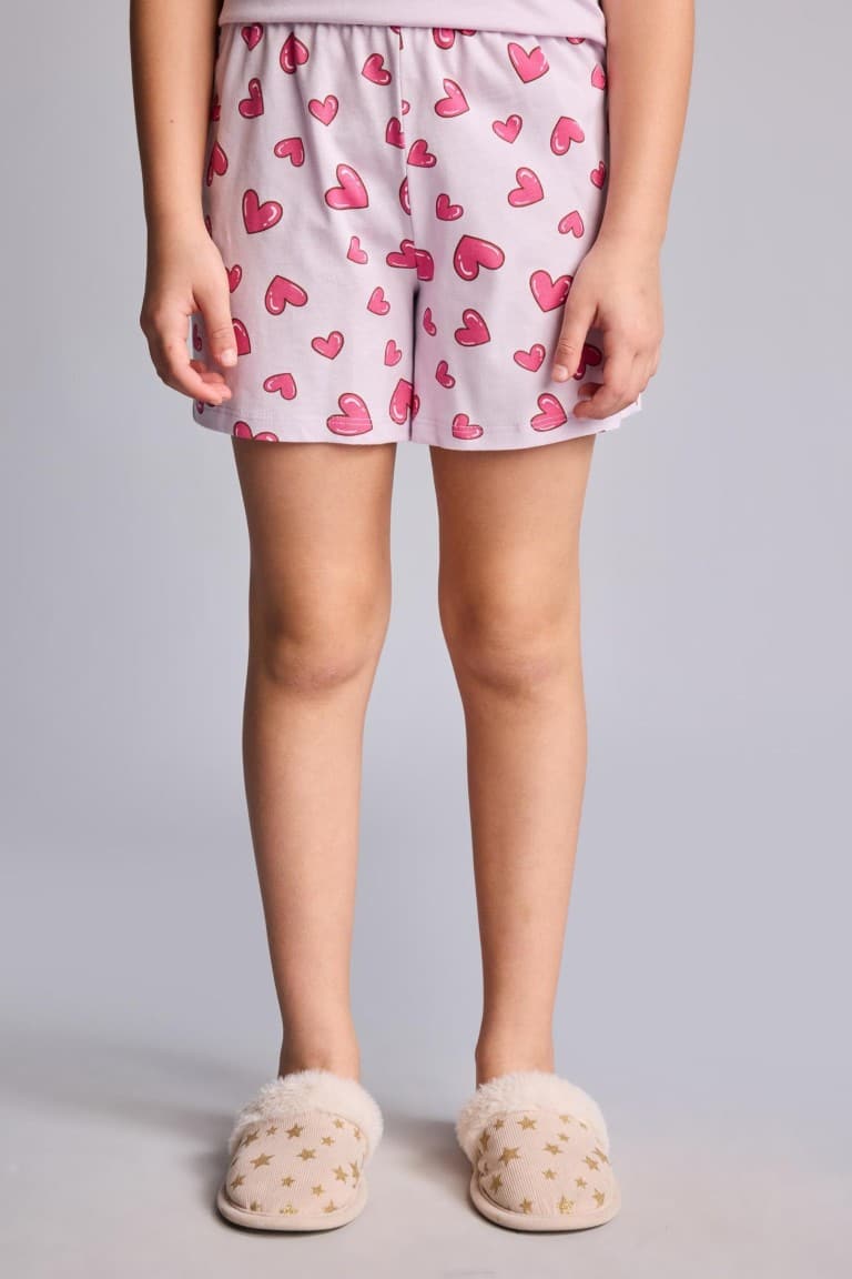 100% Cotton Regular Fit 2-Pack Pajama Set For Girls