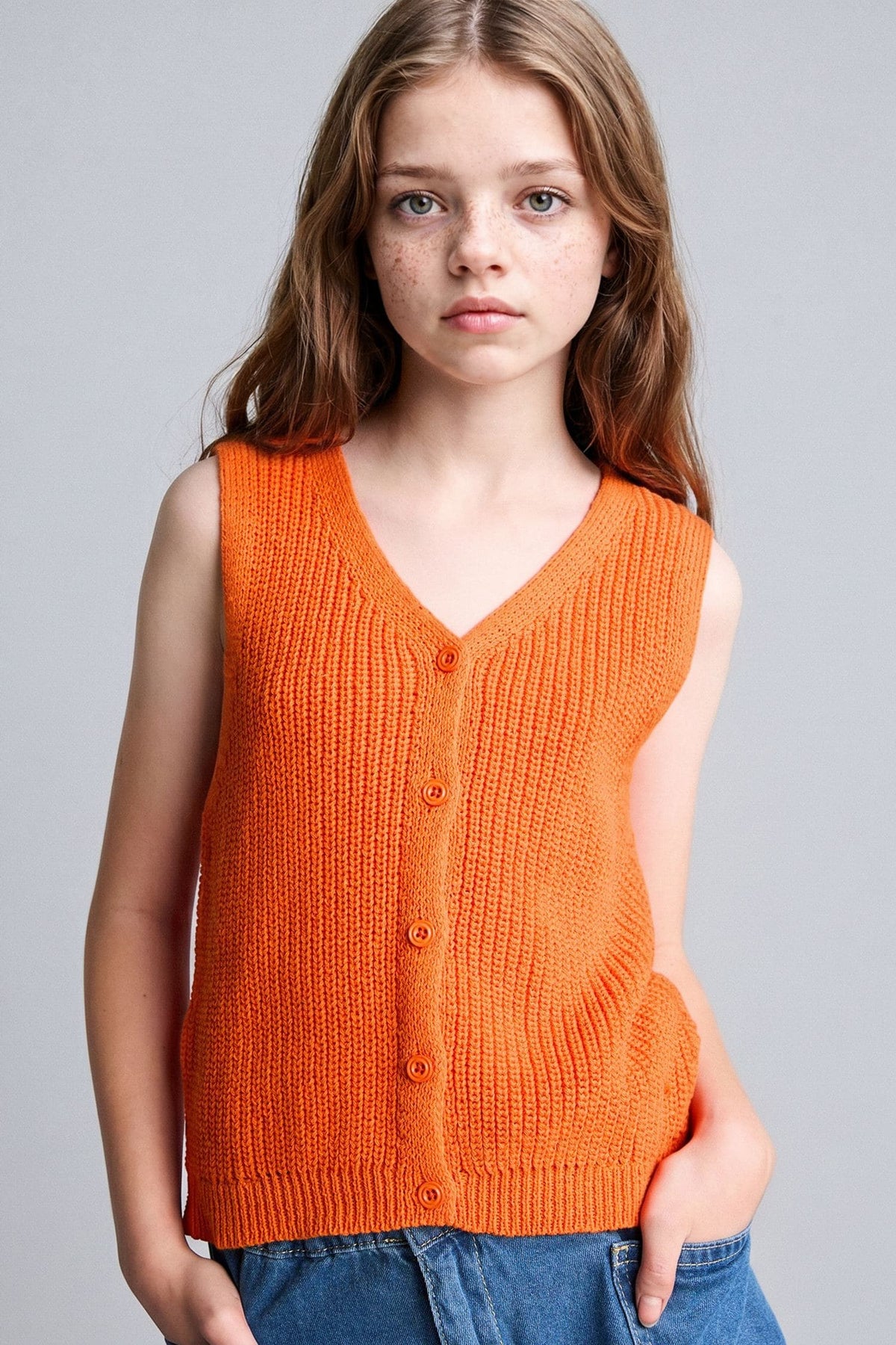 Knitted Undershirt Girl
