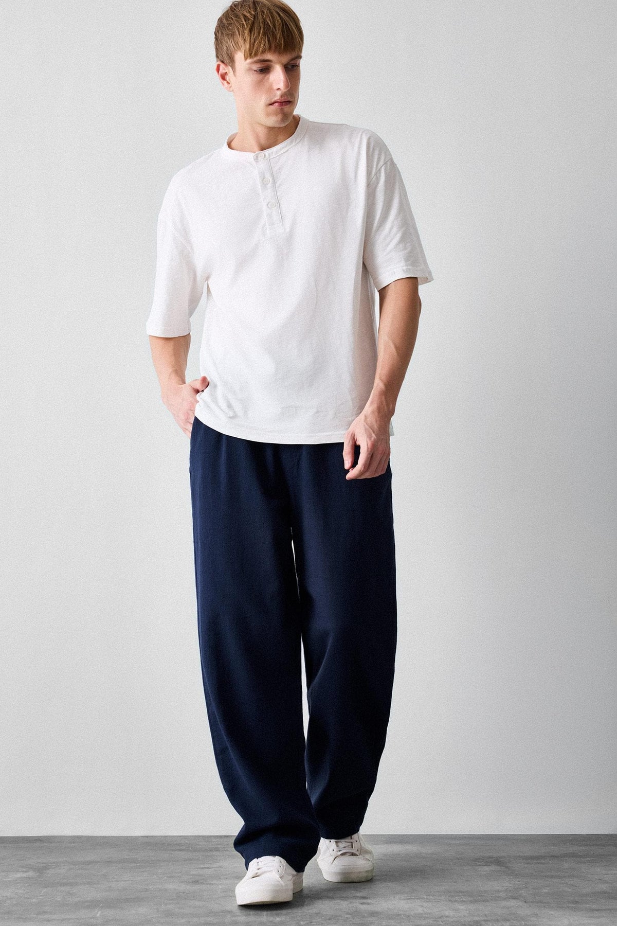 Boxy Fit Short Sleeve 100% Cotton T-Shirt