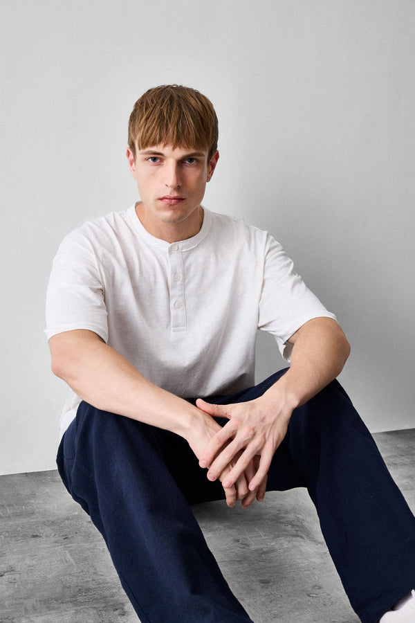 Boxy Fit Short Sleeve 100% Cotton T-Shirt