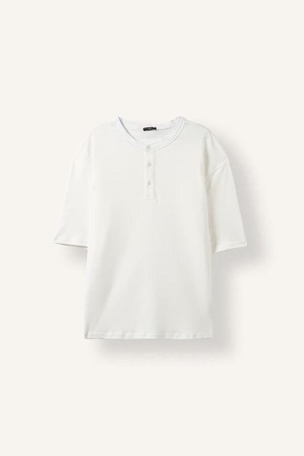 Boxy Fit Short Sleeve 100% Cotton T-Shirt