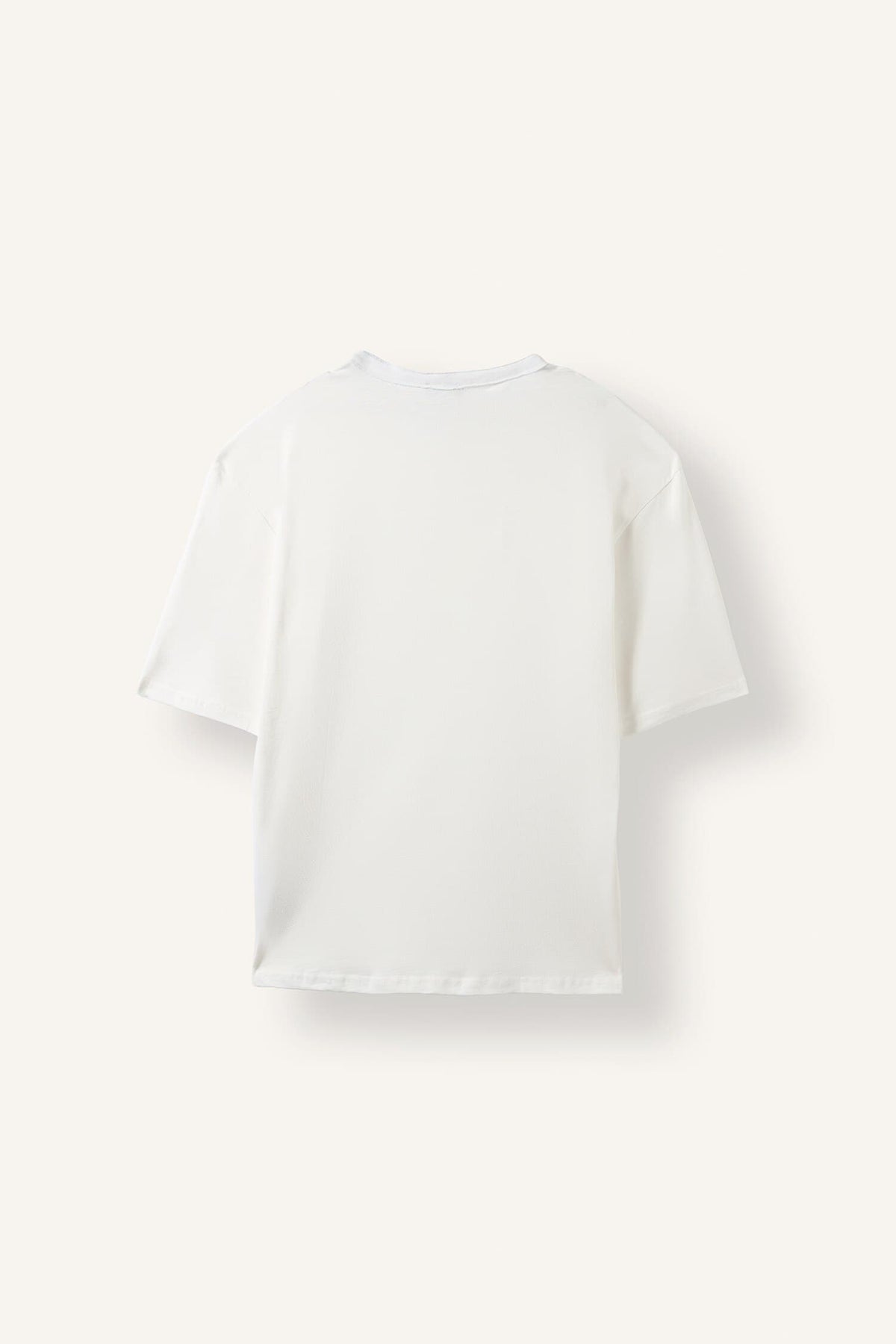 Boxy Fit Short Sleeve 100% Cotton T-Shirt