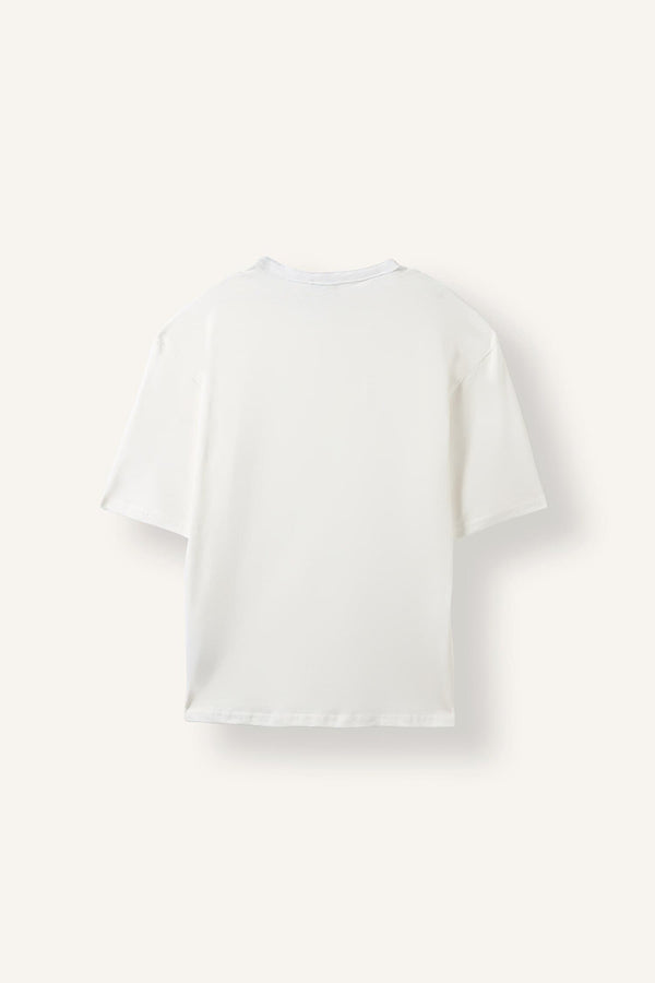 Boxy Fit Short Sleeve 100% Cotton T-Shirt