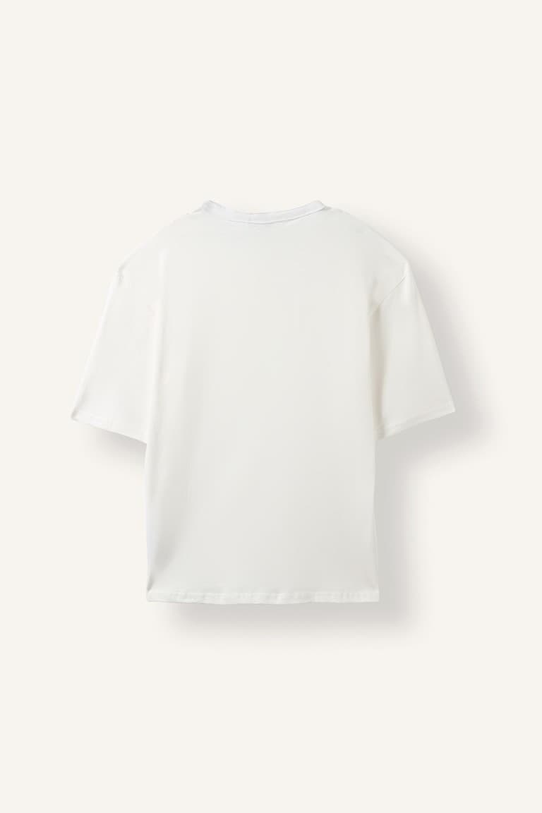 Boxy Fit Short Sleeve 100% Cotton T-Shirt