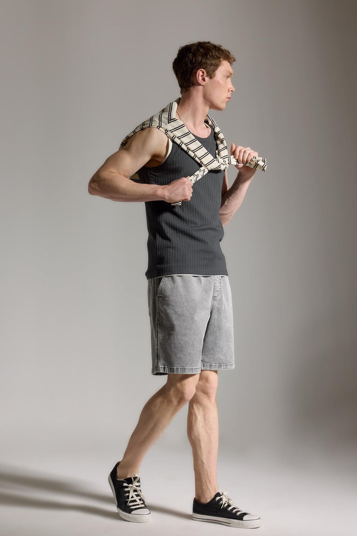 Ultra Soft Regular Fit Bermuda Jean Shorts Main image