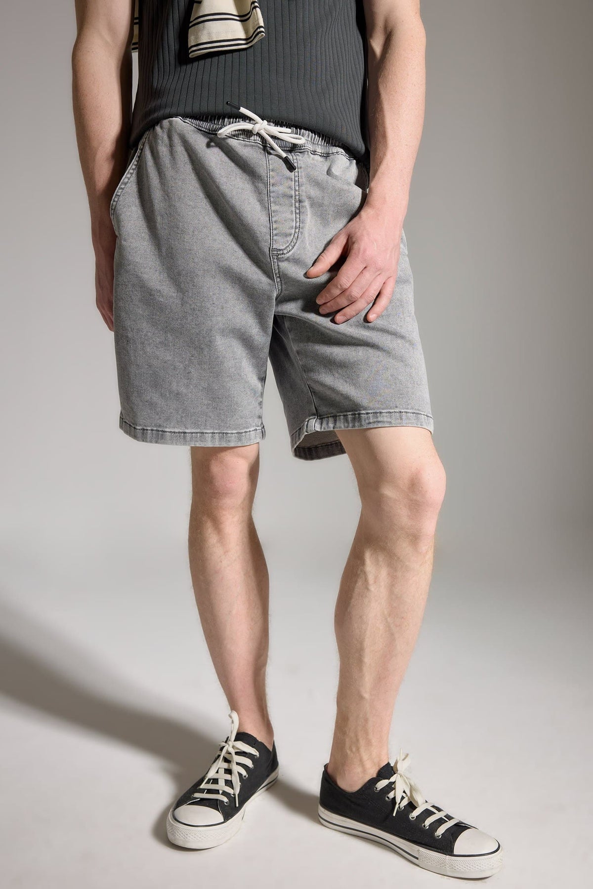 Ultra Soft Regular Fit Bermuda Jean Shorts