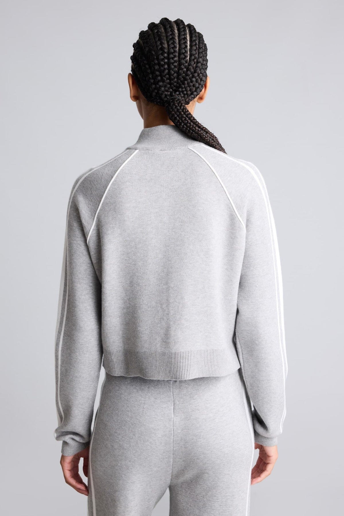 Standard Fit-Zippered Cardigan