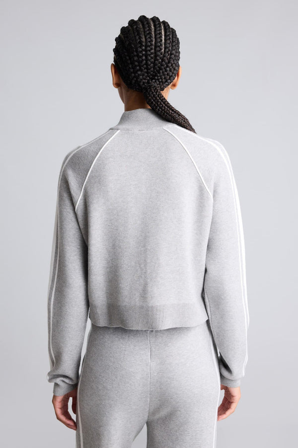 Standard Fit-Zippered Cardigan