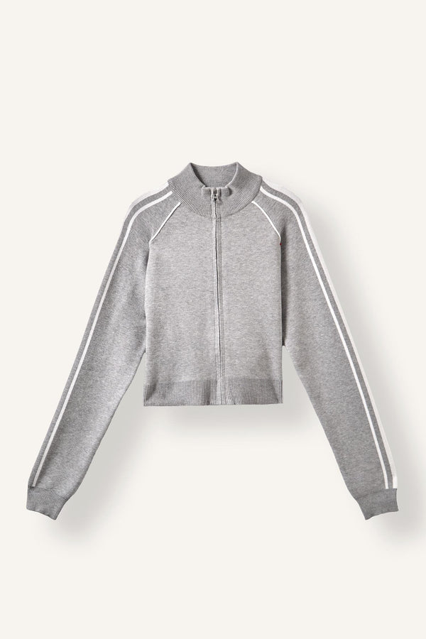 Standard Fit-Zippered Cardigan