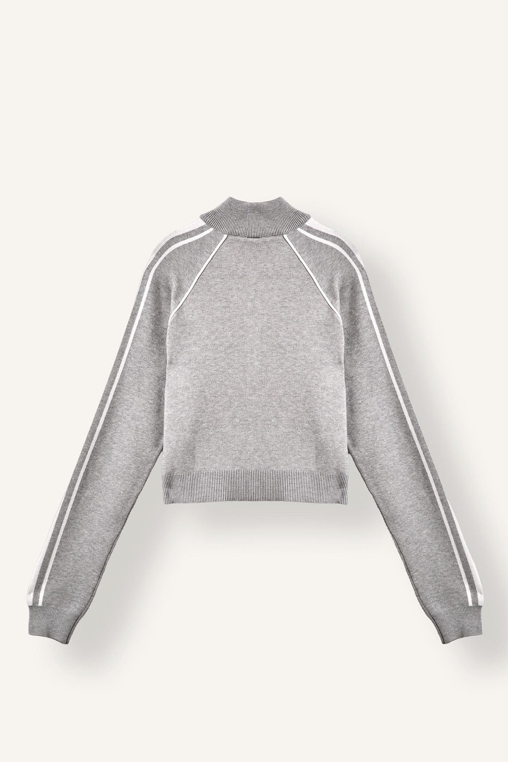 Standard Fit-Zippered Cardigan