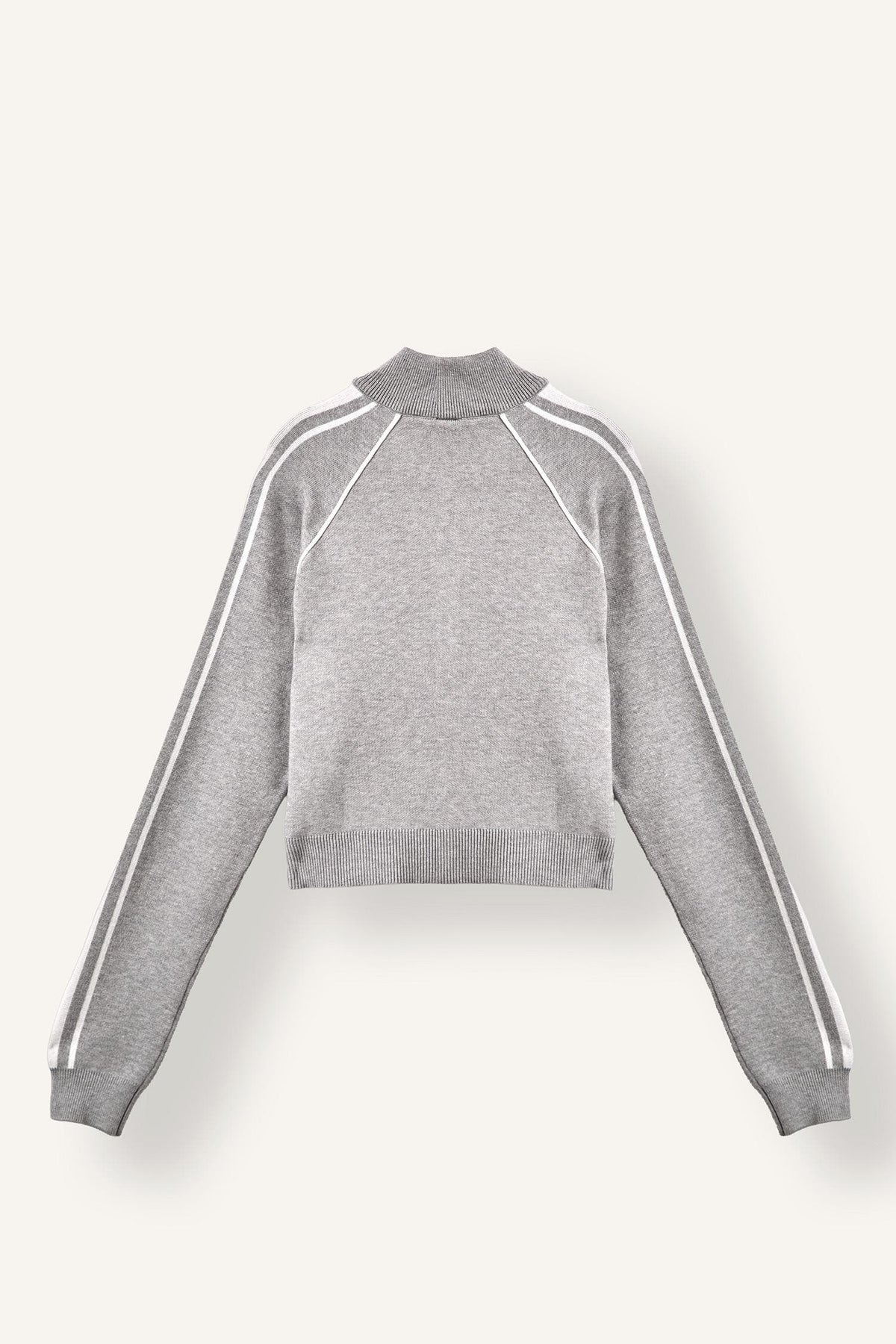 Standard Fit-Zippered Cardigan