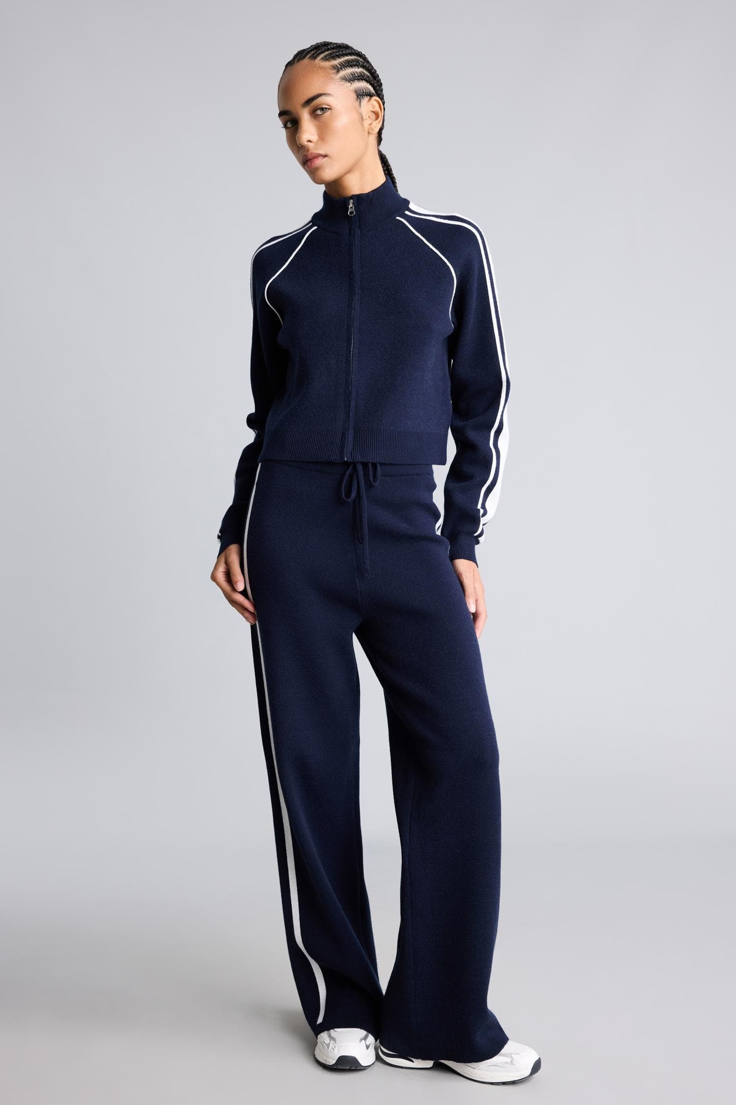 Standard Fit-Zippered Cardigan Secondary image