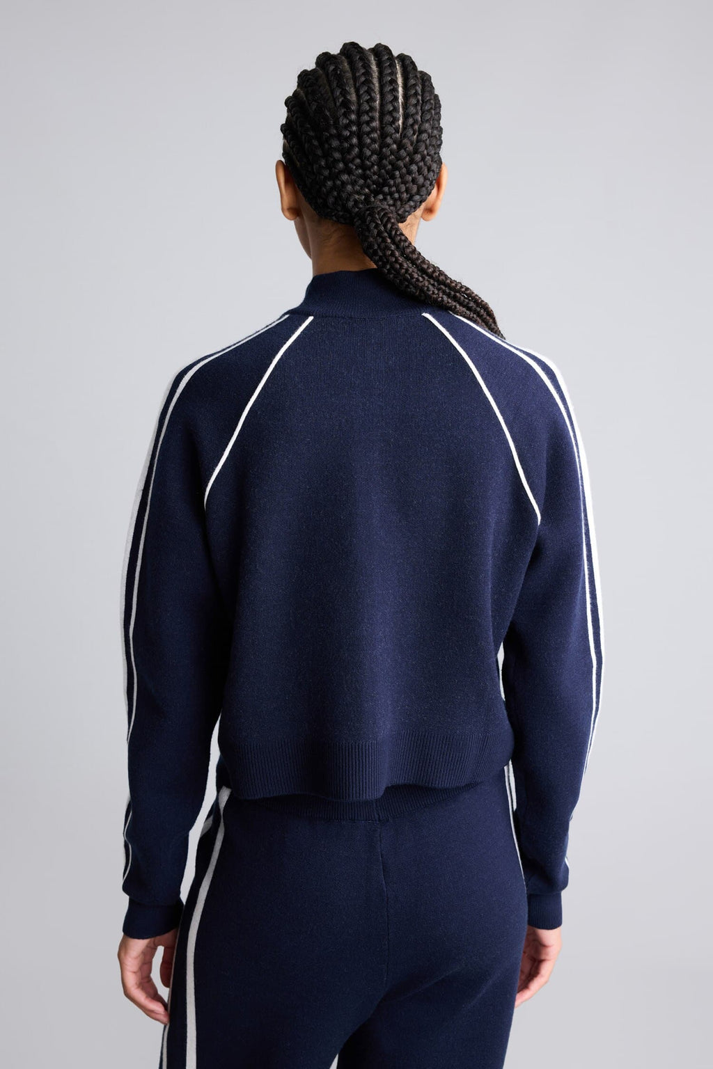 Standard Fit-Zippered Cardigan