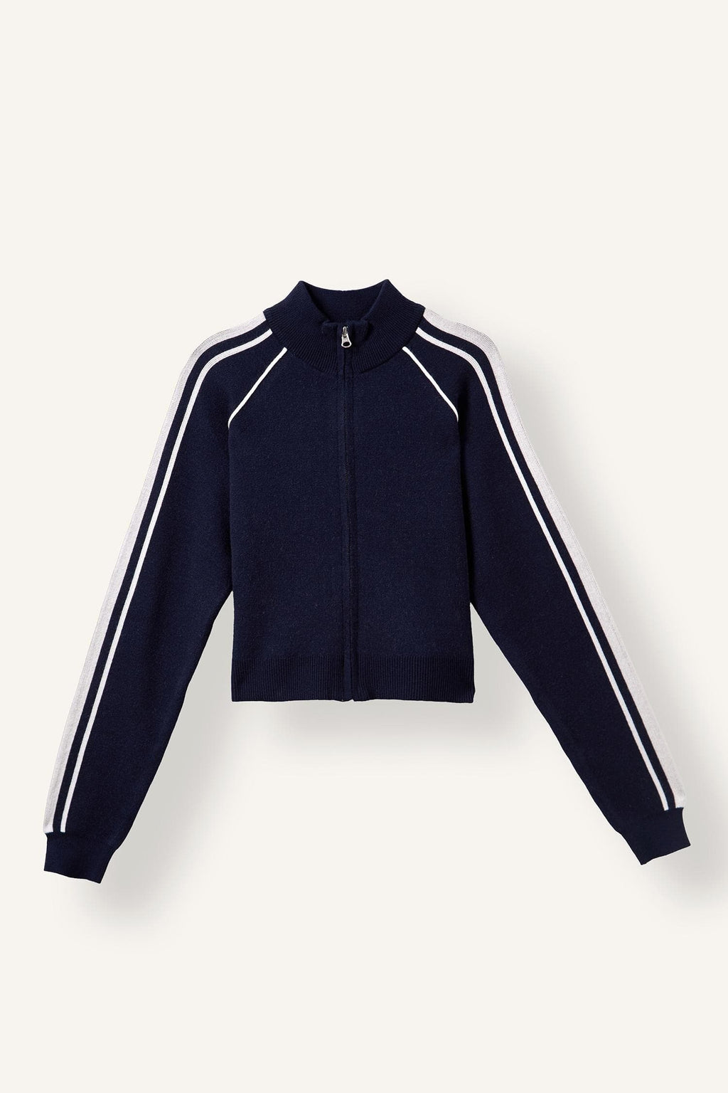 Standard Fit-Zippered Cardigan