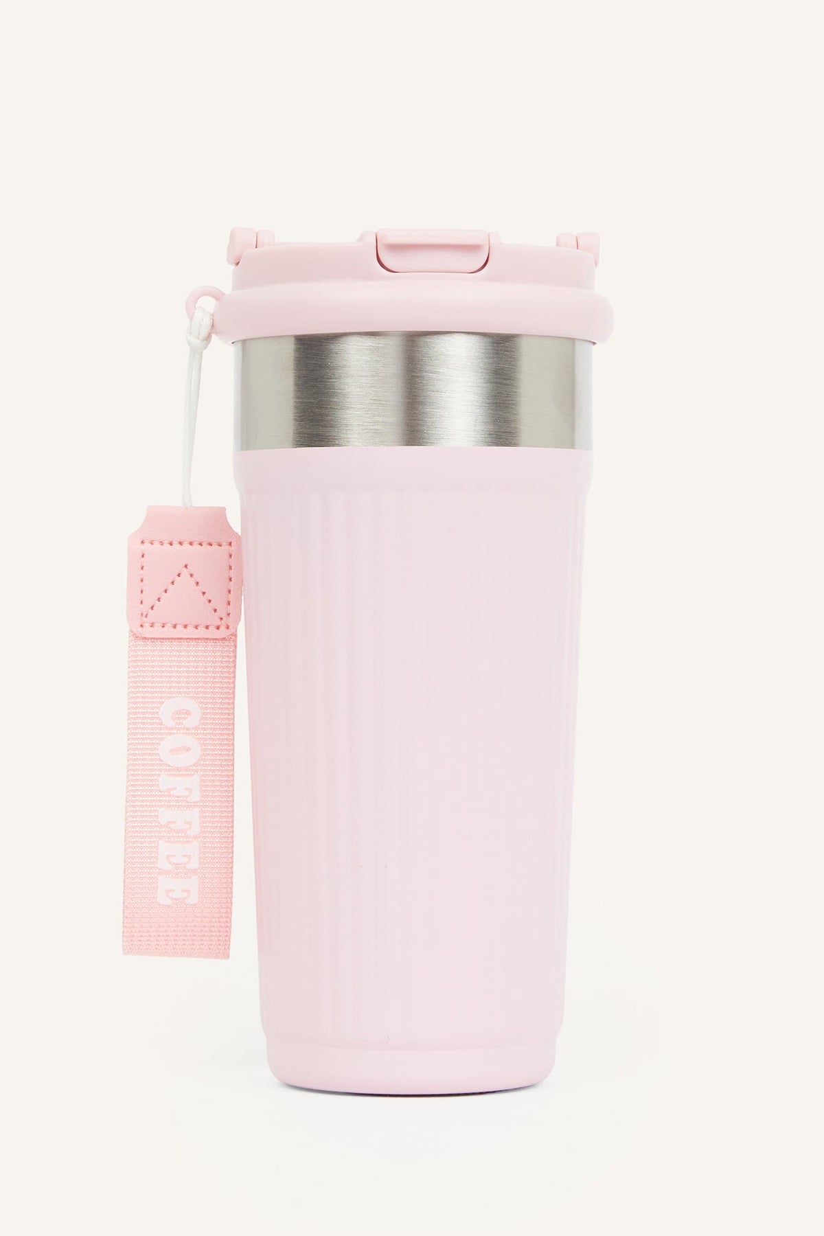 Unisex Hanging 600 ML Thermos with Textured Lid