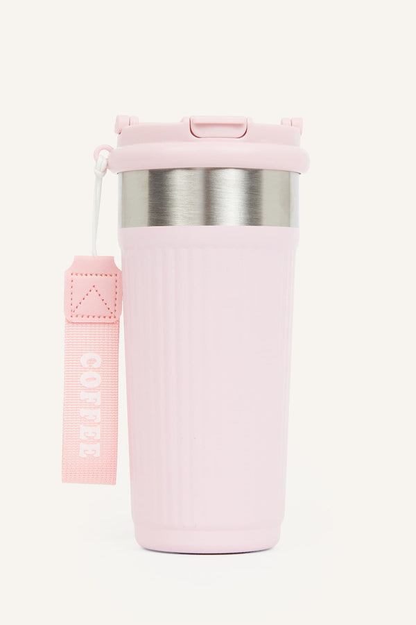 Unisex Hanging 600 ML Thermos with Textured Lid