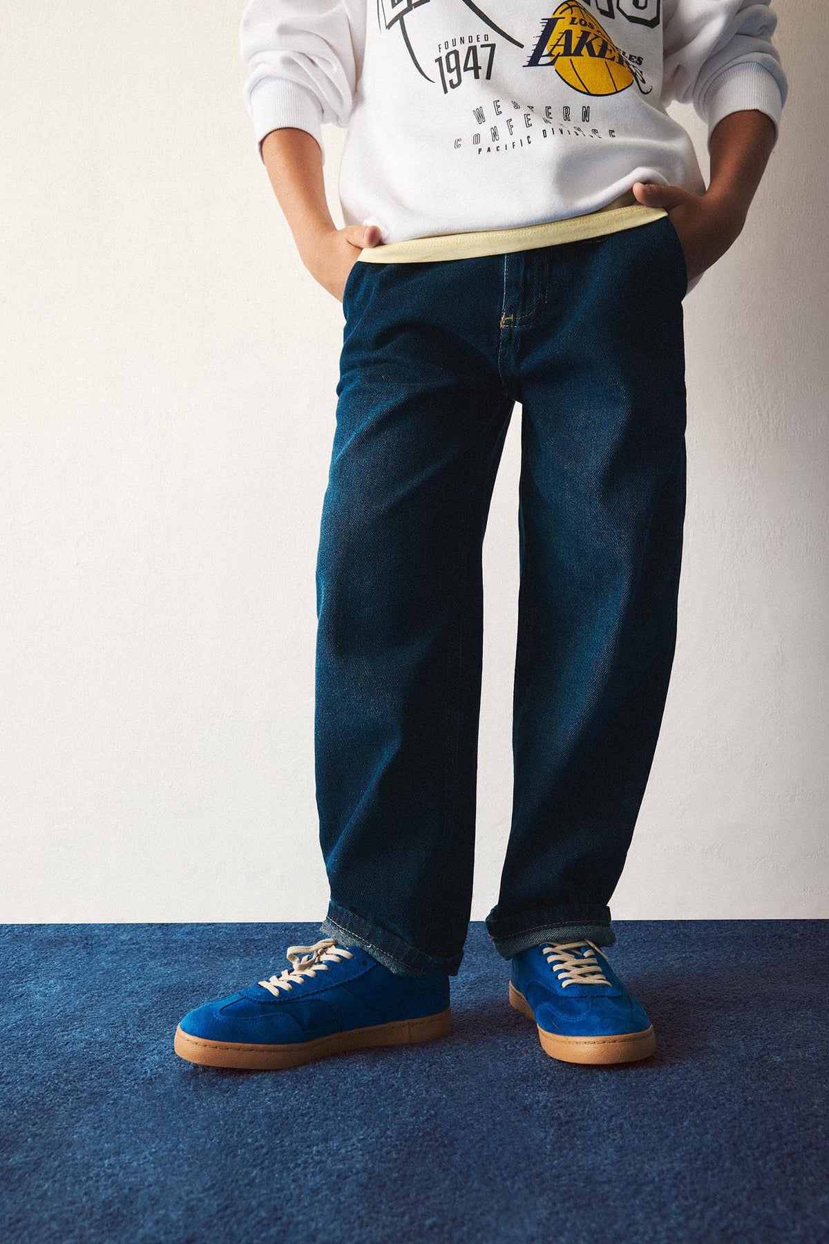 100% Cotton Regular Fit Jeans Boy