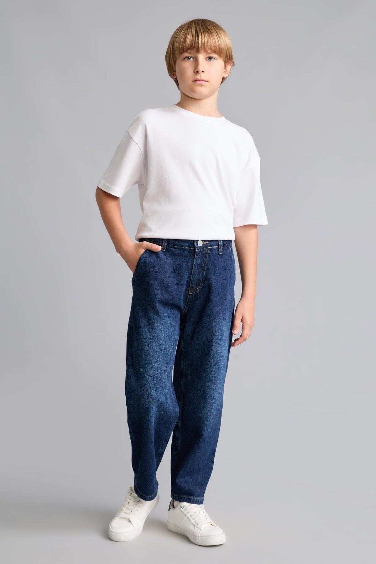 100% Cotton Regular Fit Jeans Boy