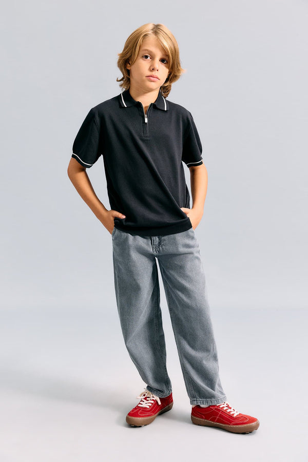 100% Cotton Regular Fit Jeans Boy