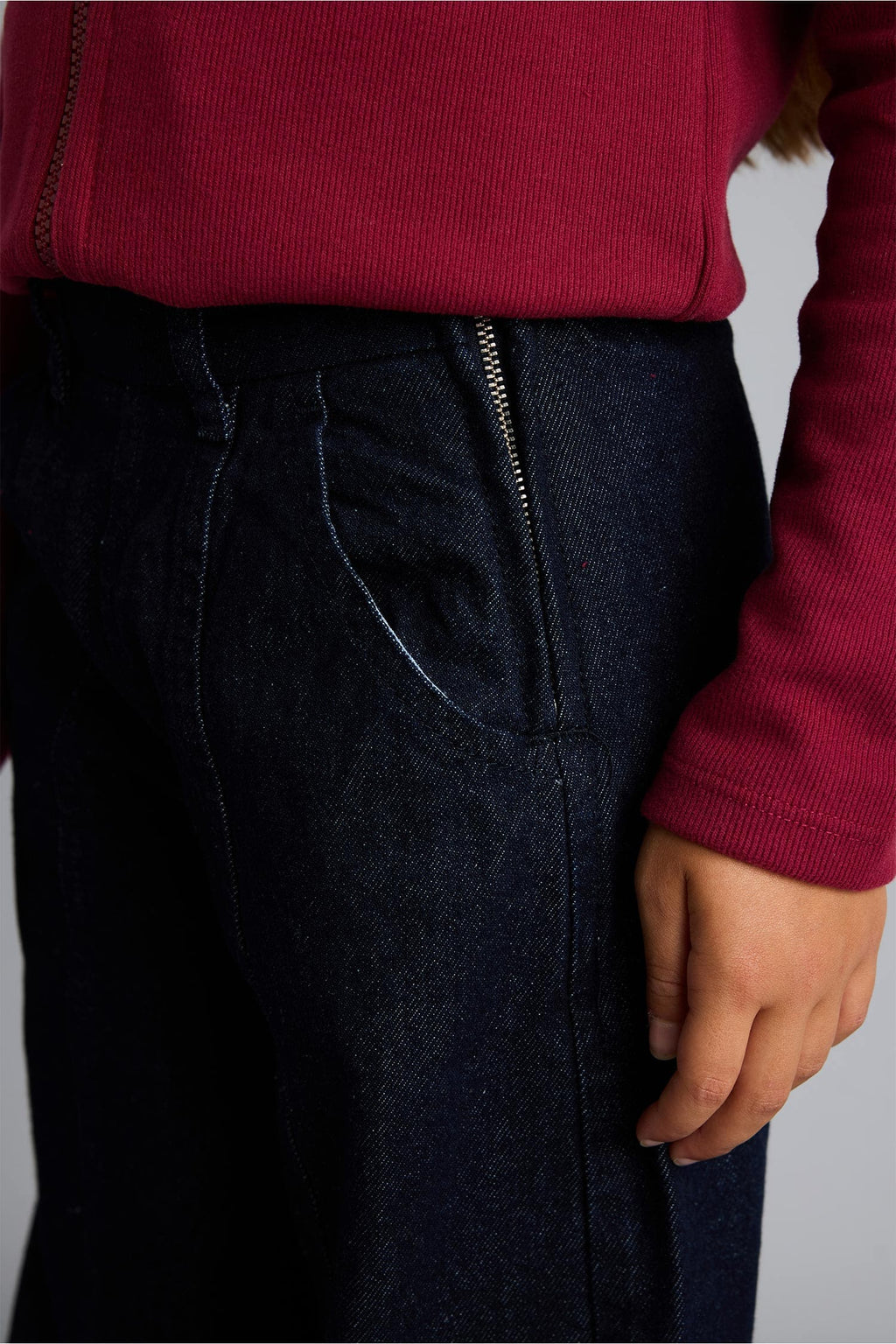 Wide Leg Stretchy Waisted Jeans Girl
