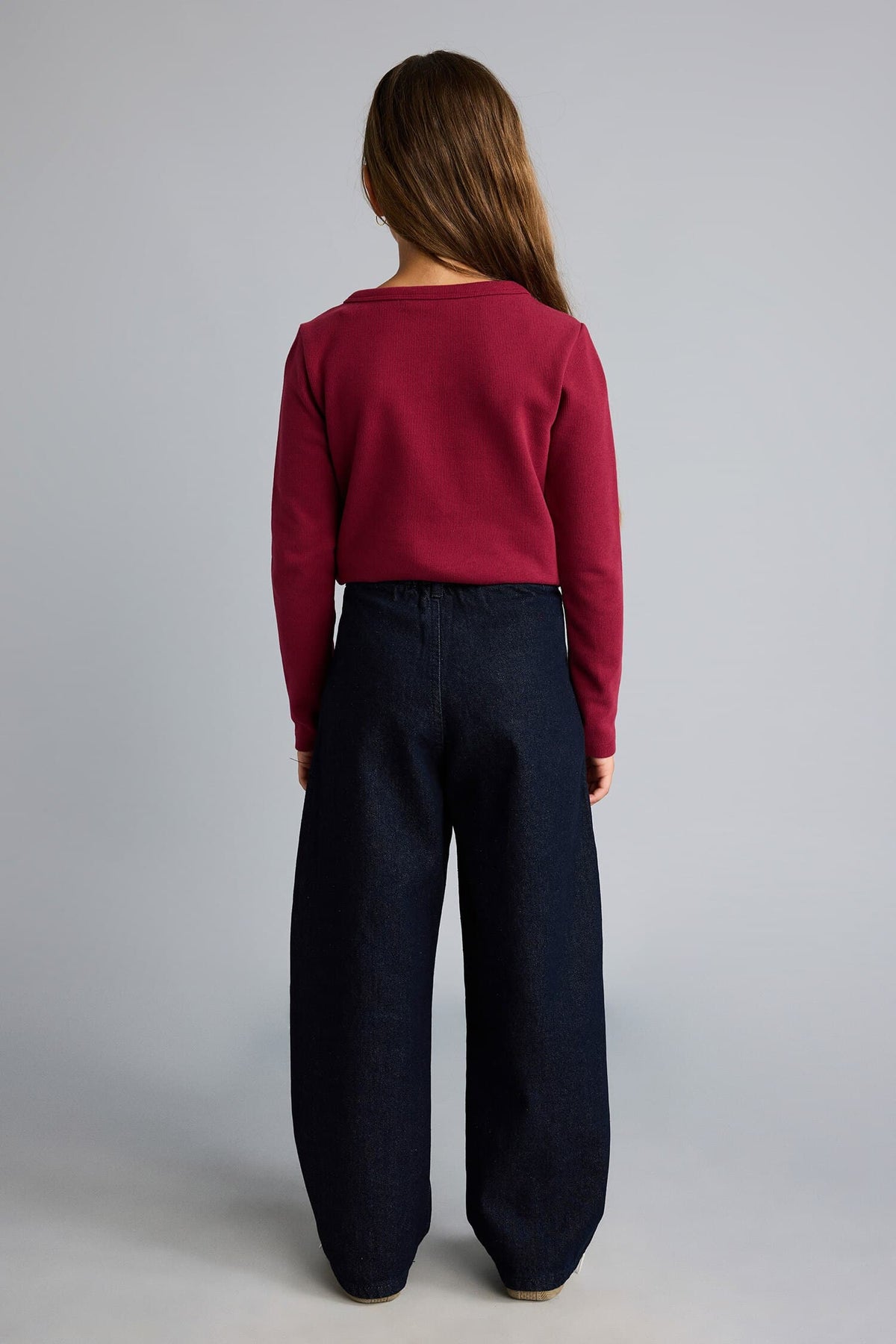 Wide Leg Stretchy Waisted Jeans Girl