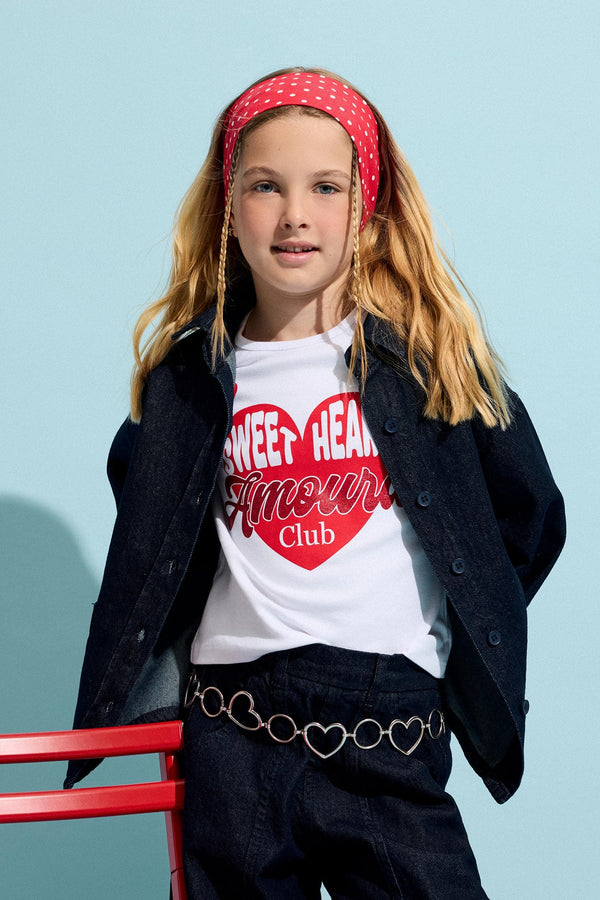 100% Cotton Navy Blue Jean Jacket For Girls