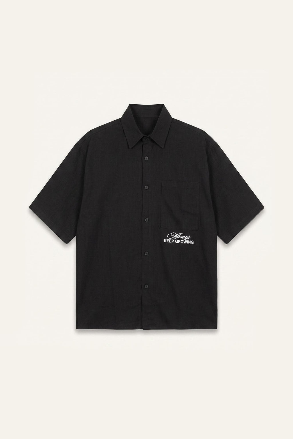 100% Cotton Overless Printed Short Sleeve Shirt